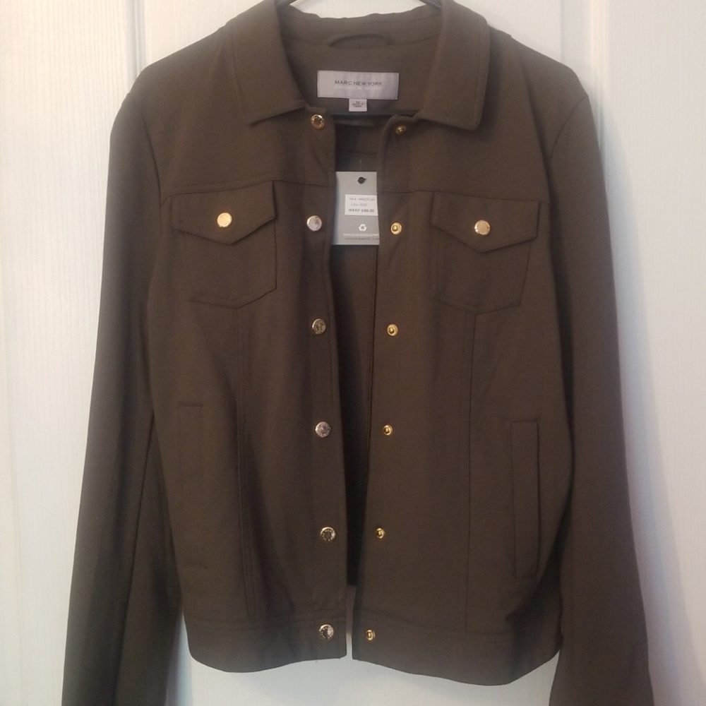 Andrew Marc Jacket Olive Green Size M *NWT*